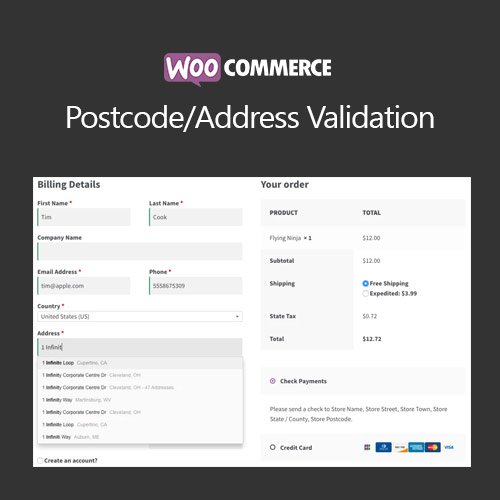 Postcode/Address Validation for WooCommerce